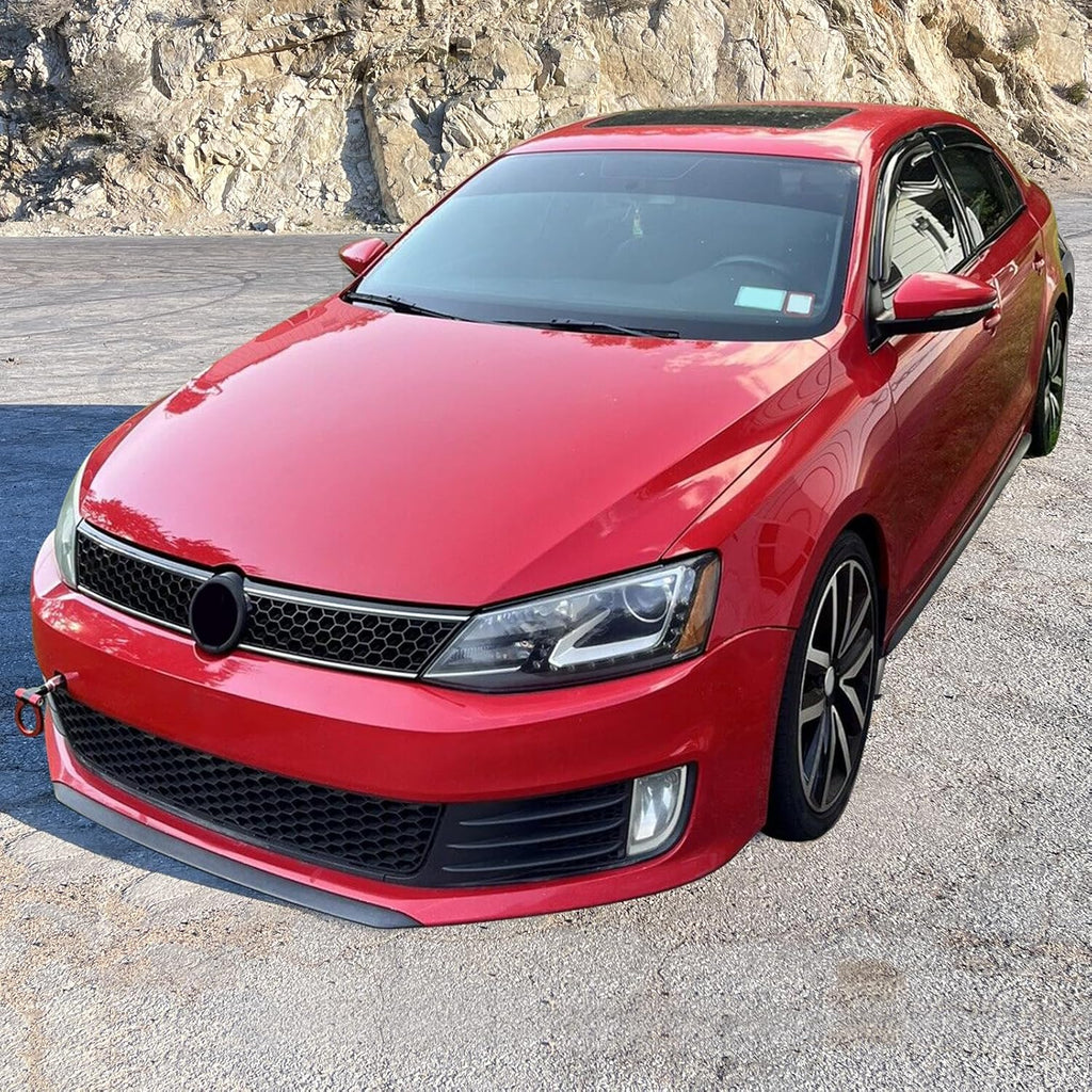 Window Visors Compatible with 2011-2018 Volkswagen Jetta, Dark Smoke Car Rain Sun Window Shade Guard Visor by IKON MOTORSPORTS, 2012 2013 2014 2015 2016 2017