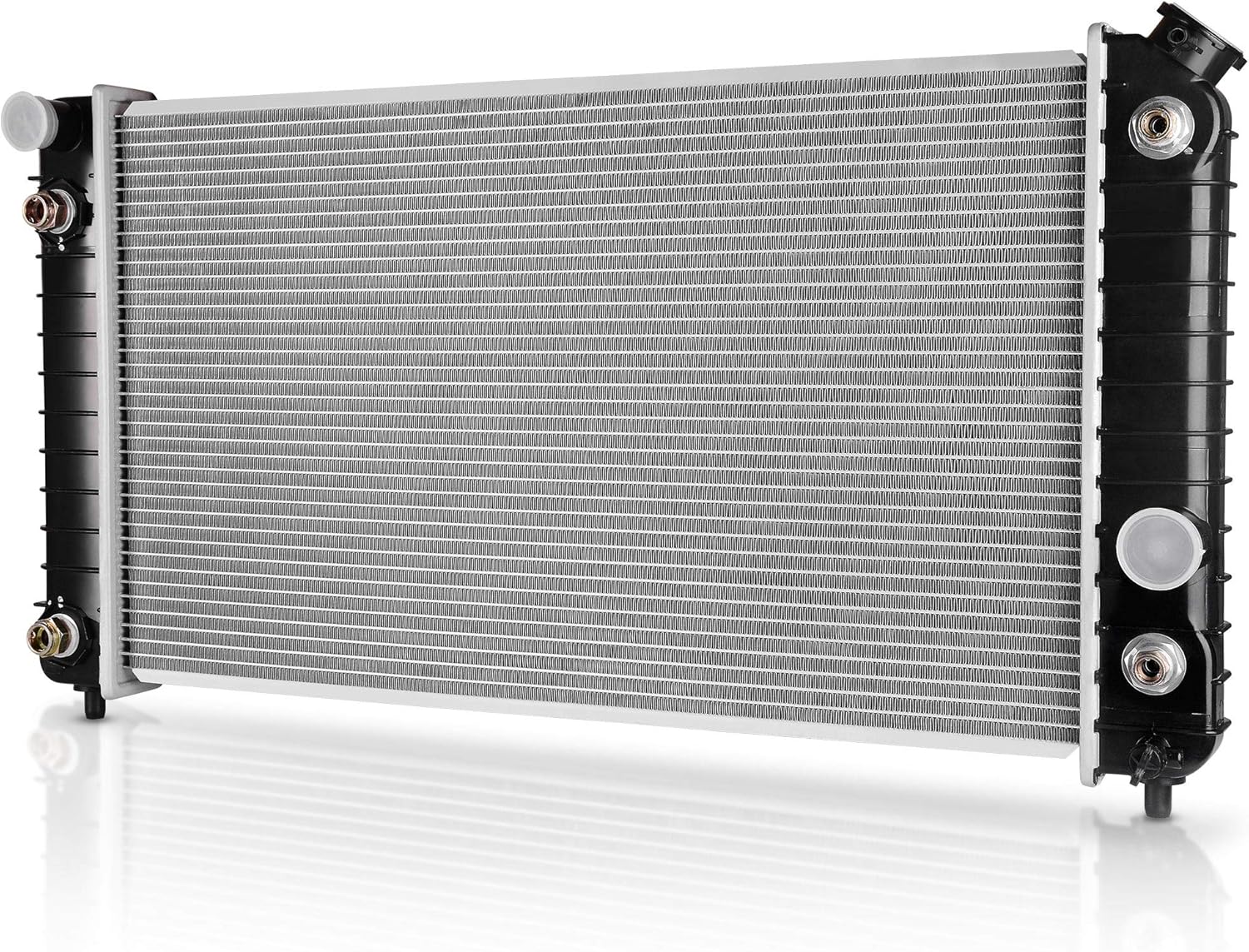 34'' Core Radiator Compatible Compatible with Chevy Silverado Suburban GMC Yukon Sierra Tahoe Escalade Hummer H2 4.3L 4.8L 5.3L 6.0L 6.2L V8 DWRD1001