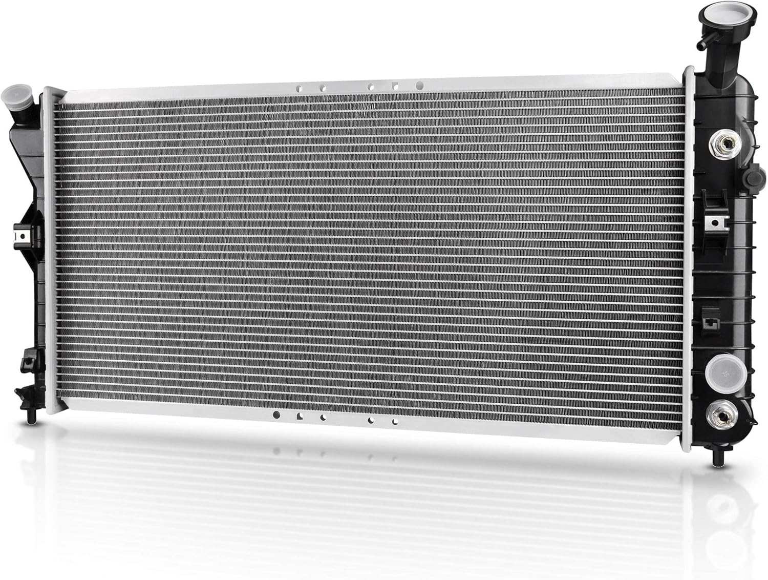 34'' Core Radiator Compatible Compatible with Chevy Silverado Suburban GMC Yukon Sierra Tahoe Escalade Hummer H2 4.3L 4.8L 5.3L 6.0L 6.2L V8 DWRD1001