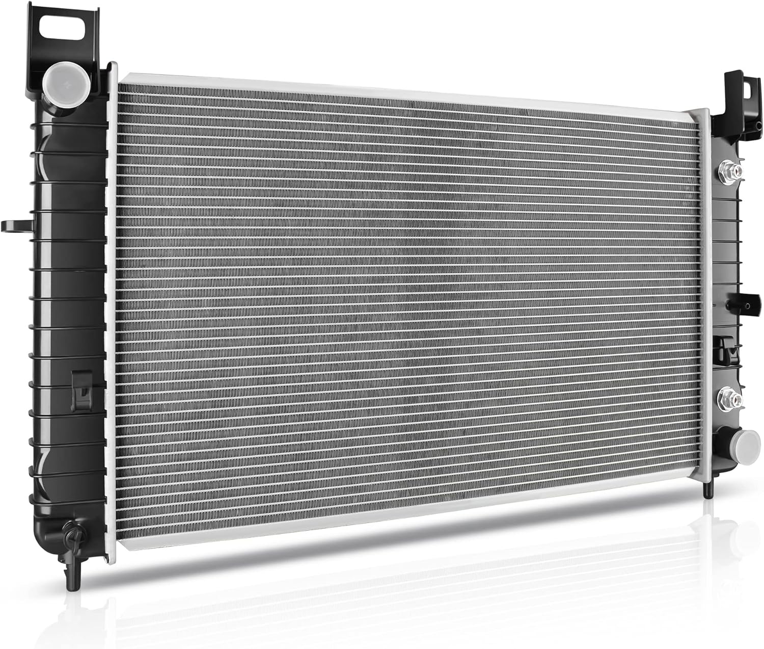 34'' Core Radiator Compatible Compatible with Chevy Silverado Suburban GMC Yukon Sierra Tahoe Escalade Hummer H2 4.3L 4.8L 5.3L 6.0L 6.2L V8 DWRD1001