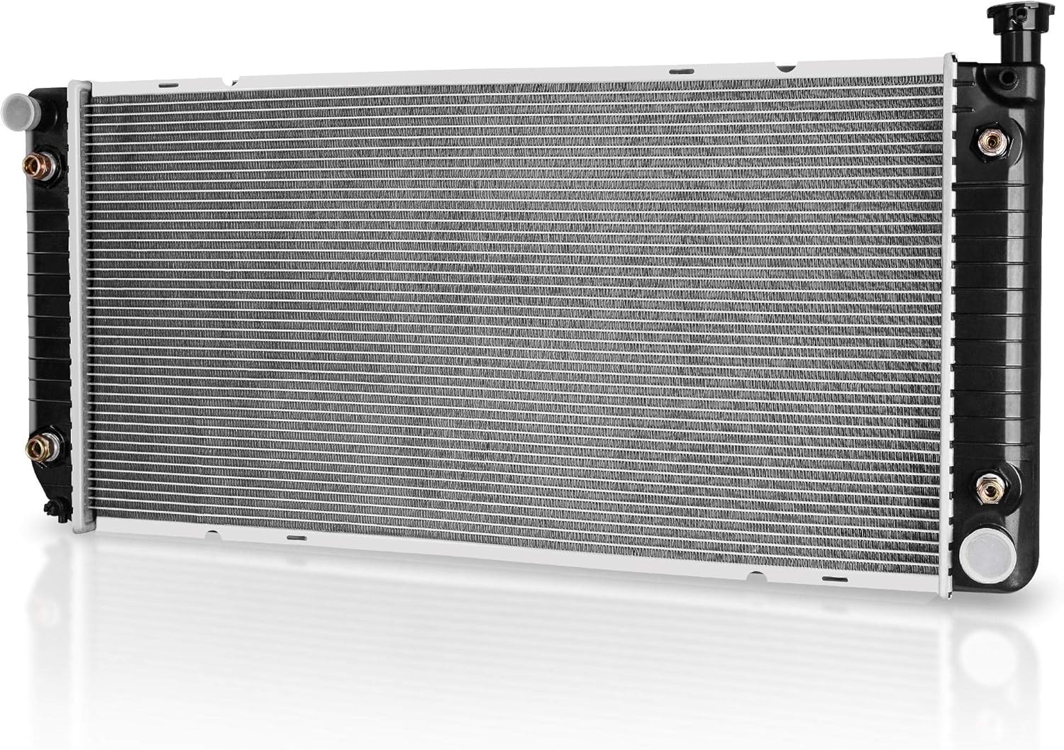 34'' Core Radiator Compatible Compatible with Chevy Silverado Suburban GMC Yukon Sierra Tahoe Escalade Hummer H2 4.3L 4.8L 5.3L 6.0L 6.2L V8 DWRD1001