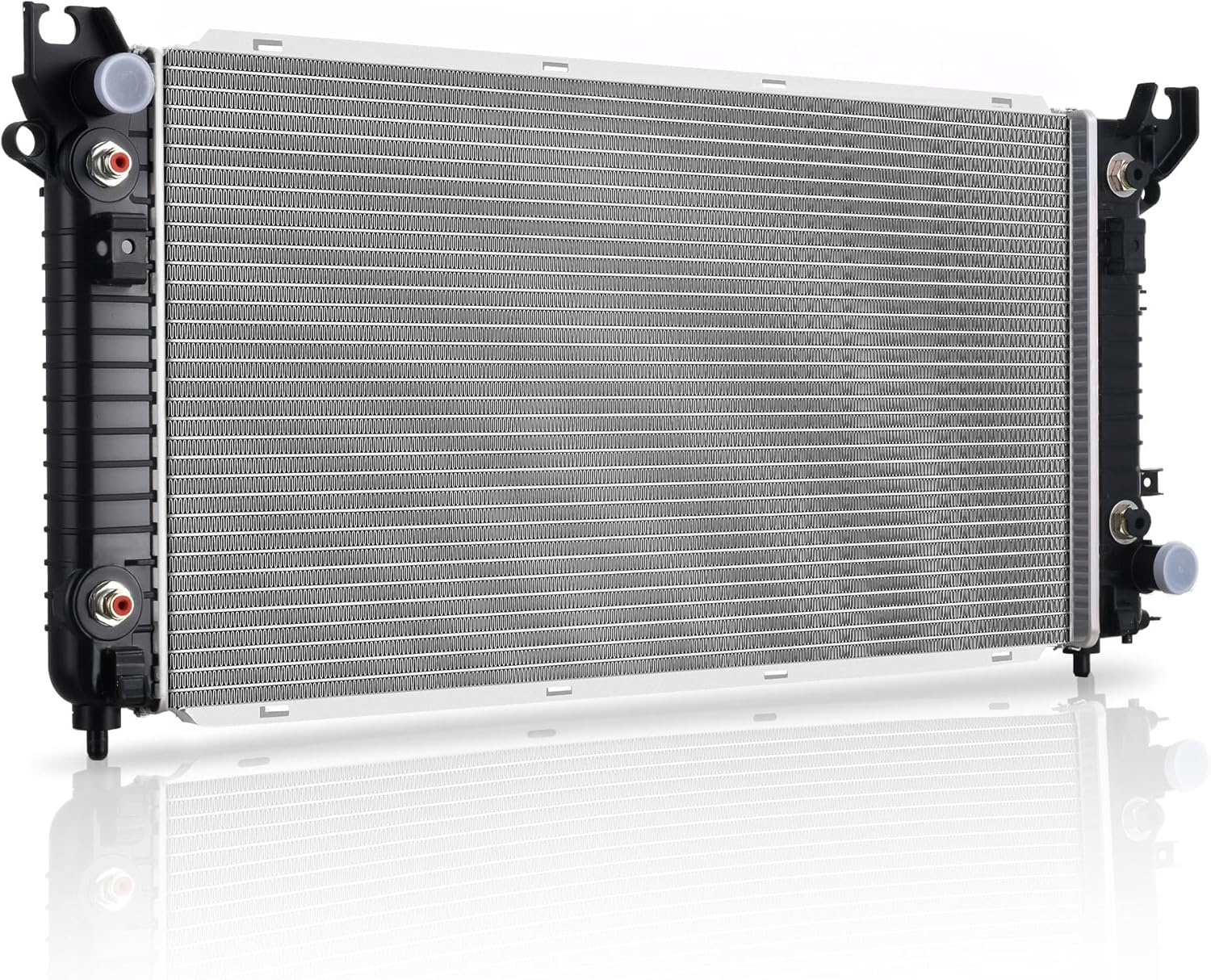 34'' Core Radiator Compatible Compatible with Chevy Silverado Suburban GMC Yukon Sierra Tahoe Escalade Hummer H2 4.3L 4.8L 5.3L 6.0L 6.2L V8 DWRD1001